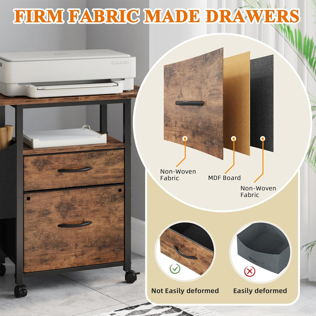 Vertical 2-Drawer File Cabinet