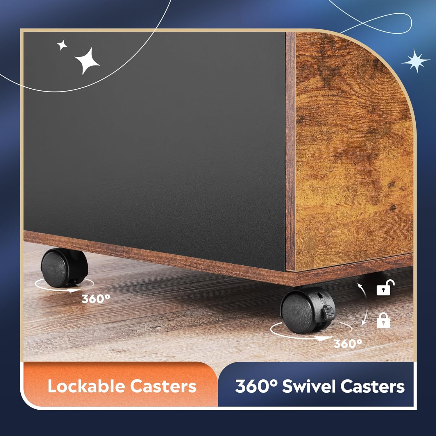 Modern 3-Drawer Lateral File Cabinet