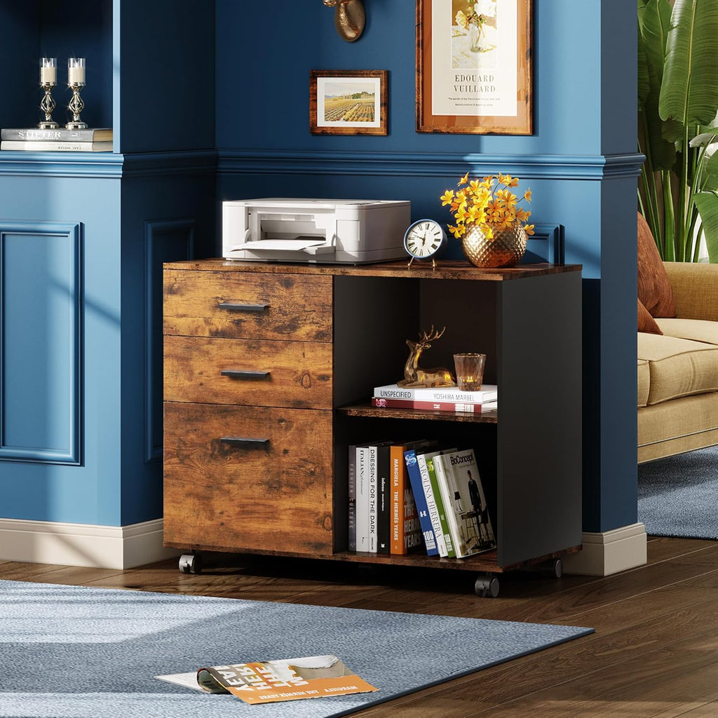 Modern 3-Drawer Lateral File Cabinet