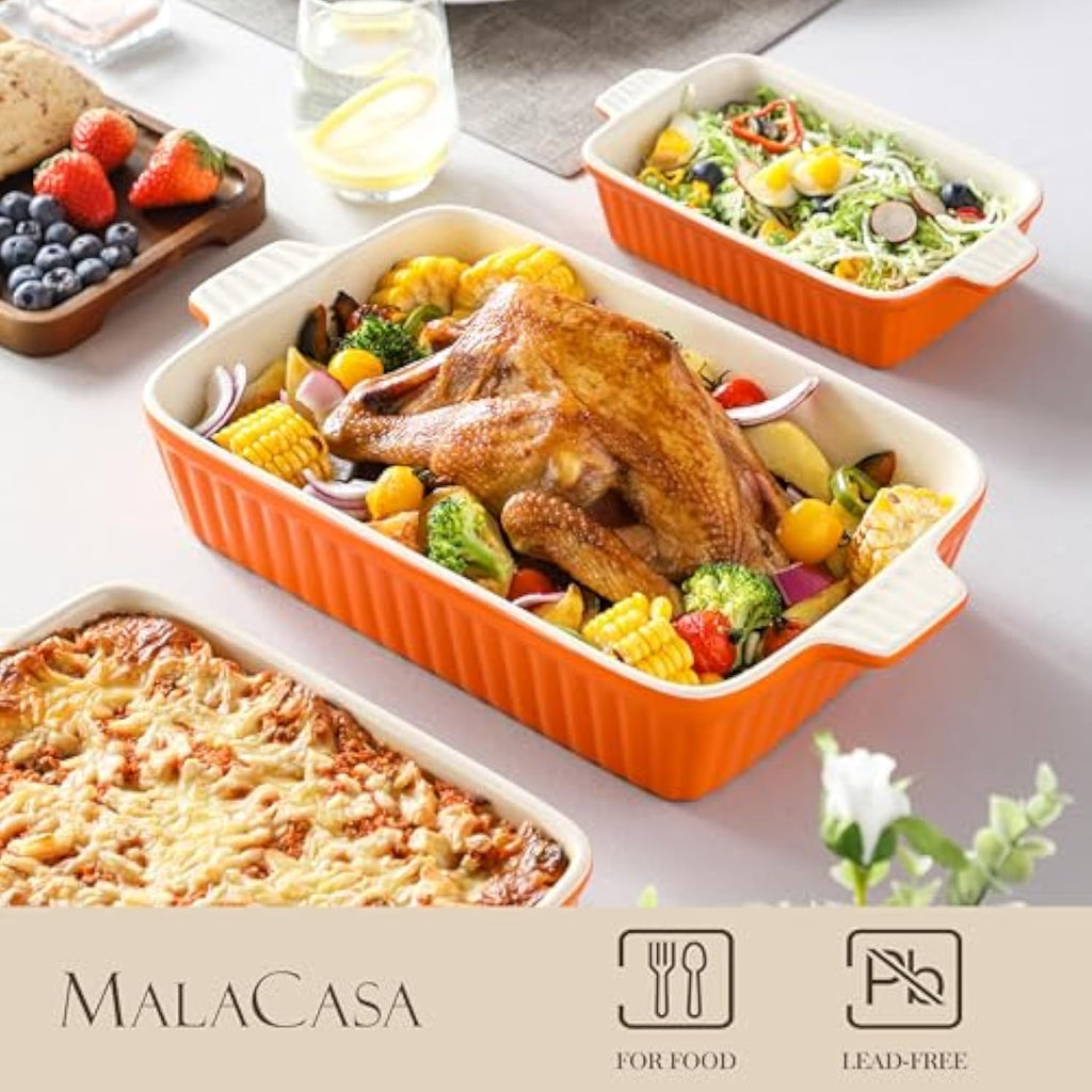 Porcelain Casserole Dishes Set